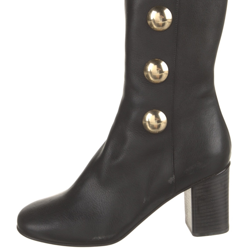 Chloé black leather boots - Picture 2 of 6